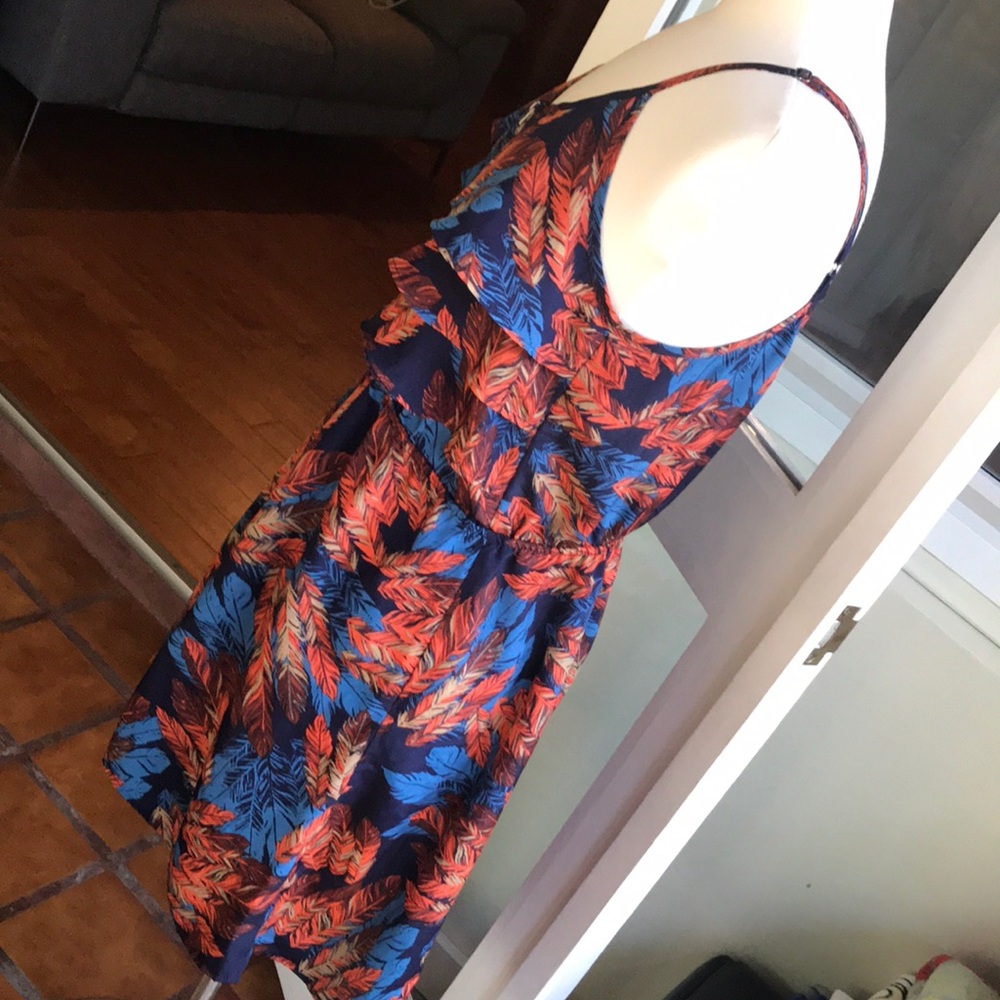 xhilaration feather print dress - Picture 2 of 3